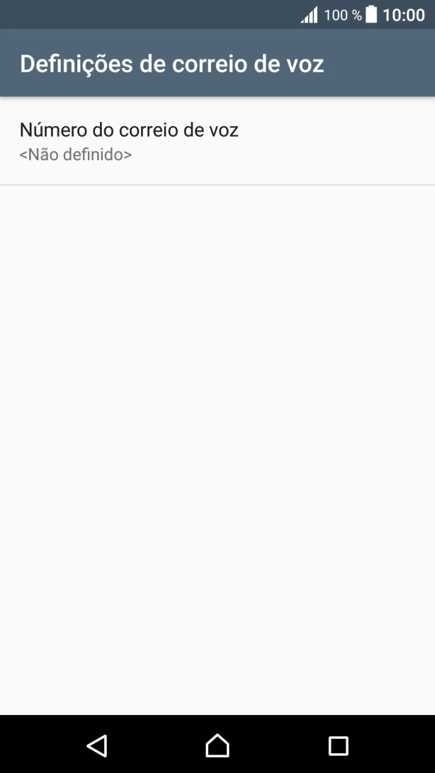 Prima Número do correio de voz.