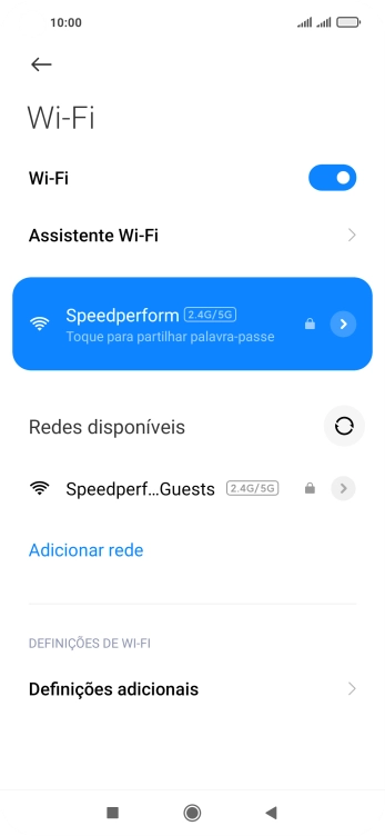 Prima a tecla de início para terminar e voltar ao ecrã inicial.