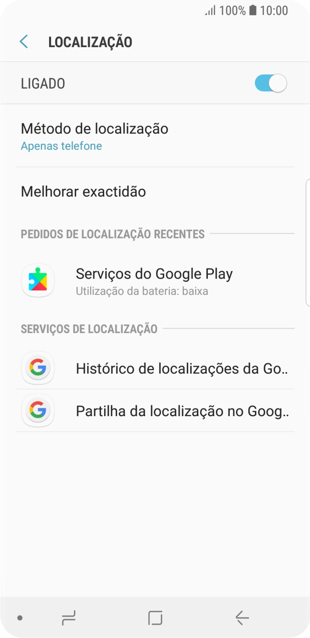 Prima Método de localização.