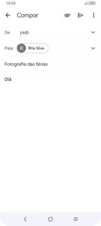 Prima o ícone de anexo.