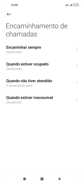 Prima a tecla de início para terminar e voltar ao ecrã inicial.