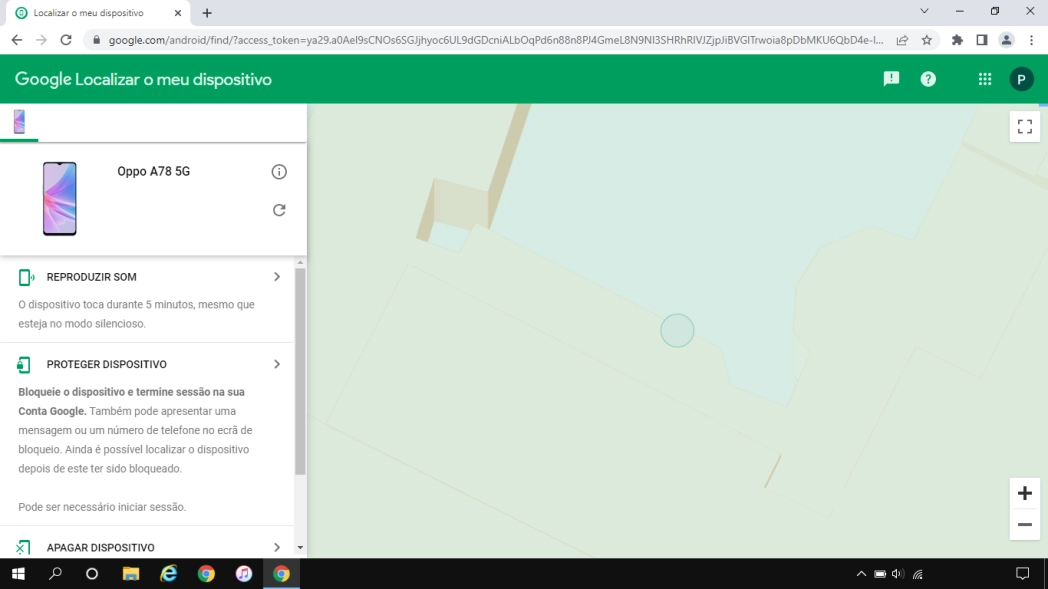 Clique no dispositivo pretendido.