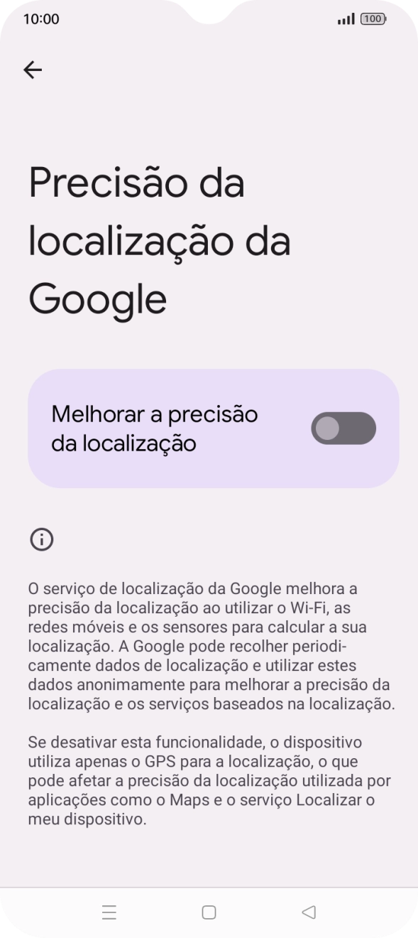 Se premir o indicador junto a 