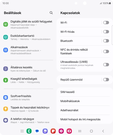 Válaszd az Általános kezelés lehetőséget.