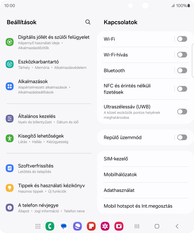 Válaszd az Általános kezelés lehetőséget.
