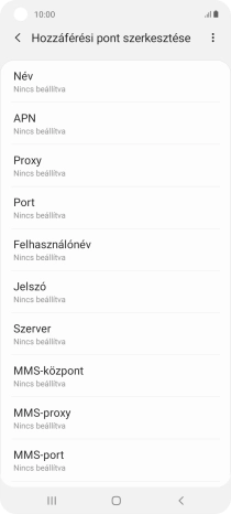 Válaszd a Név lehetőséget.