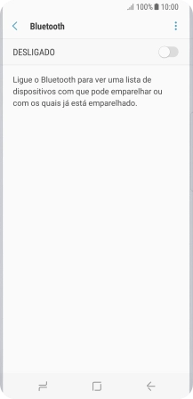 Prima o indicador para ativar a função.