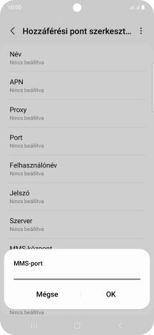Írd be azt, hogy 8080, és válaszd az OK lehetőséget.