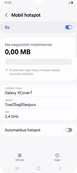 A befejezéshez, és ahhoz, hogy visszatérhess a főképernyőhöz, nyomd meg a főgombot.