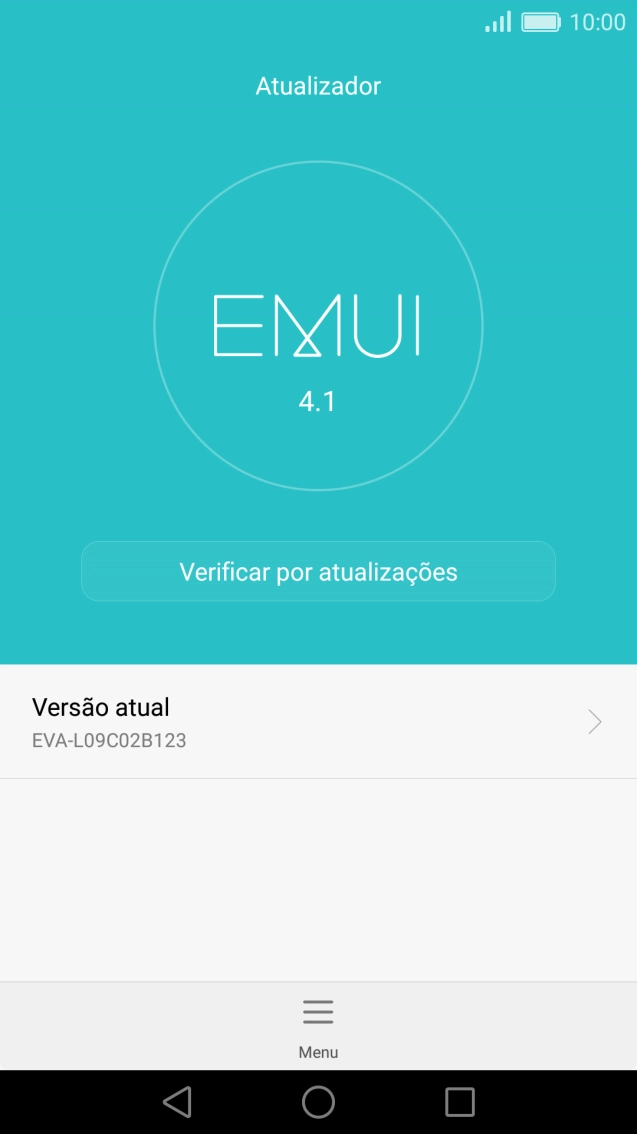 Prima Verificar por atualizações. Se existir uma nova versão de software disponível, será agora indicado no ecrã. Siga as indicações no ecrã para atualizar o software do telefone.