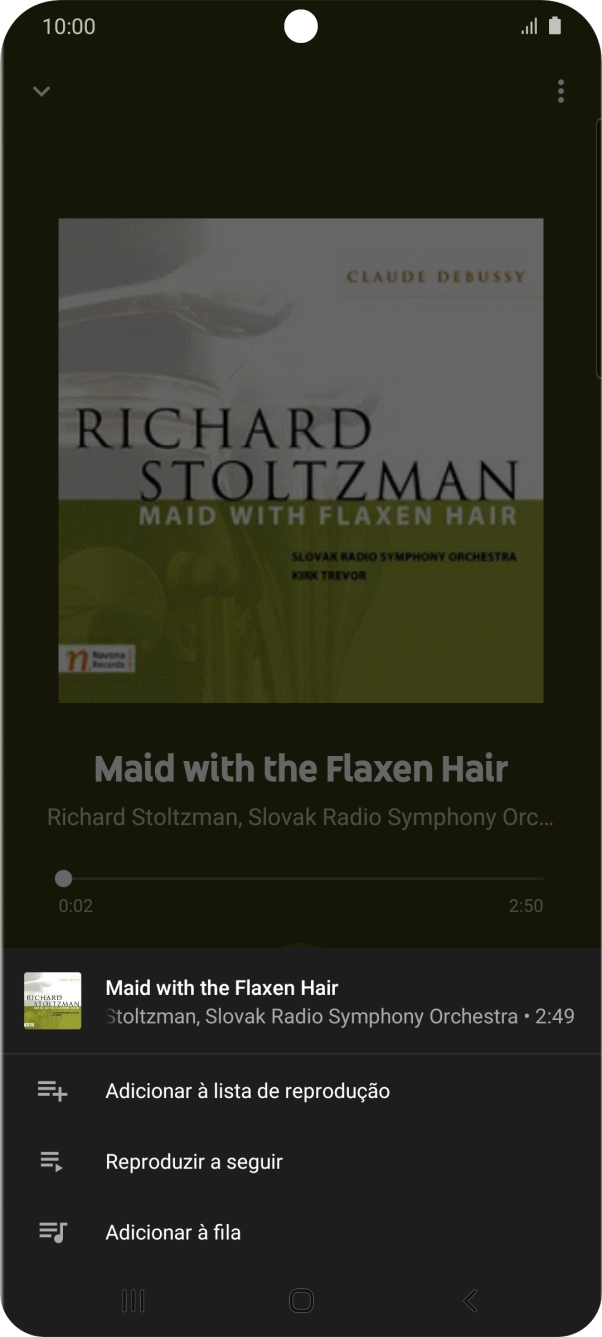 Prima Adicionar à lista de reprodução.