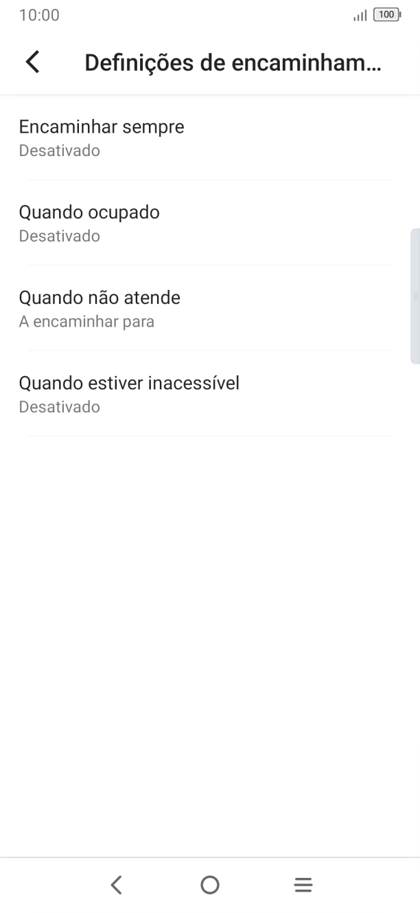 Prima a tecla de início para terminar e voltar ao ecrã inicial.