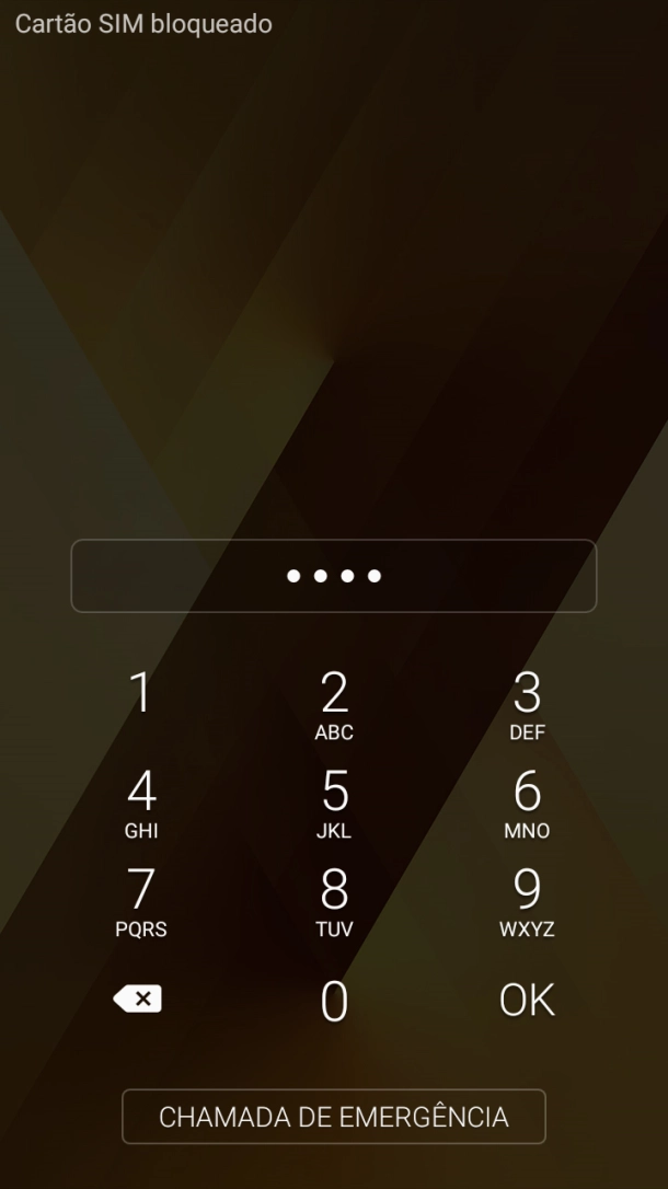 Se necessário, introduza o código PIN e prima OK.