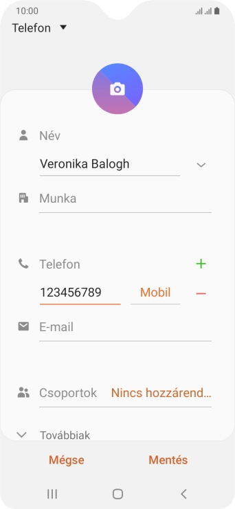 Válaszd a Mentés lehetőséget.