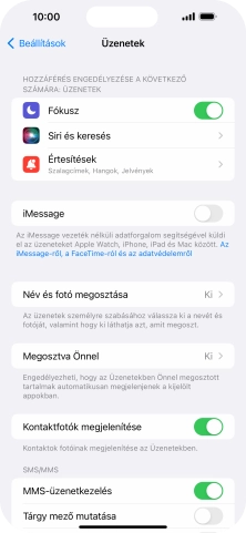 Húzd az ujjad felfelé a kijelző aljáról, hogy visszatérj a kezdőképernyőhöz.