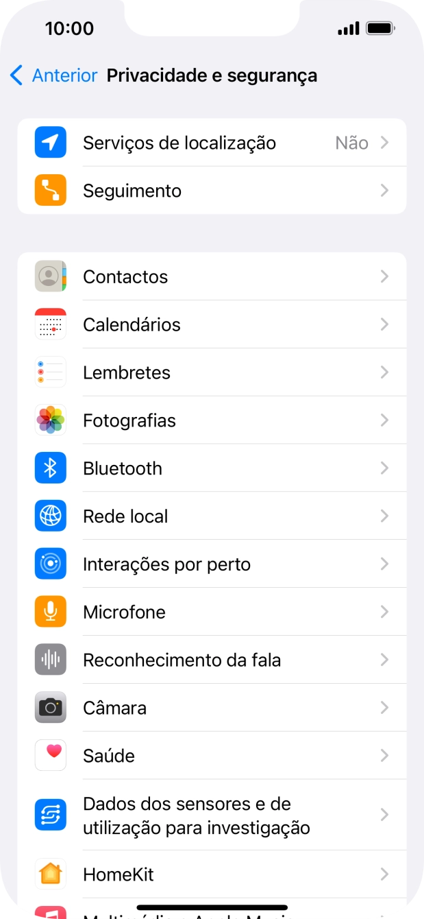 Prima Serviços de localização.