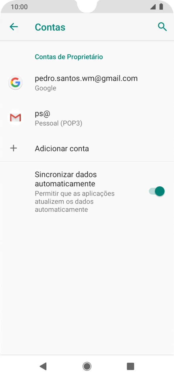 Prima a tecla de início para terminar e voltar ao ecrã inicial.