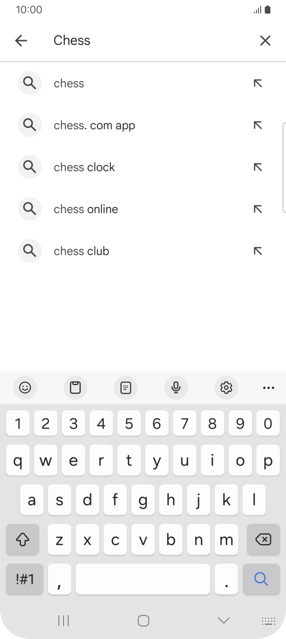 Írd be a keresett alkalmazás nevét vagy kategóriáját, és kattints a keresés ikonra.