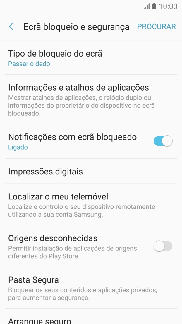Prima Impressões digitais.