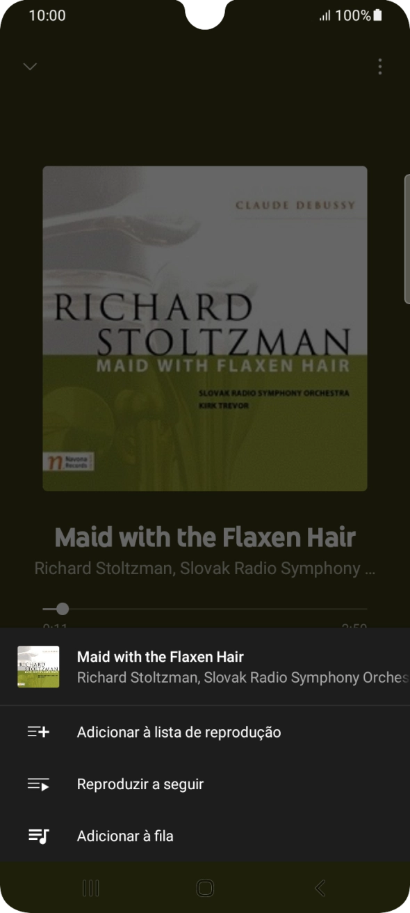 Prima Adicionar à lista de reprodução.