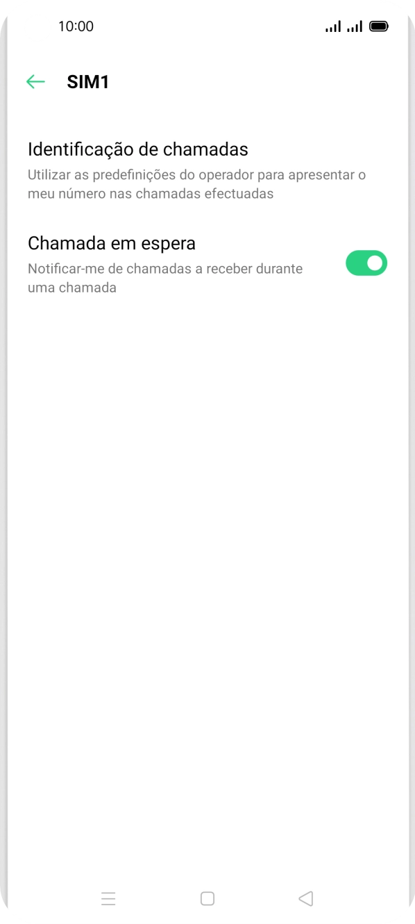 Prima Identificação de chamadas.