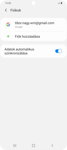 A befejezéshez, és ahhoz, hogy visszatérhess a főképernyőhöz, nyomd meg a főgombot.