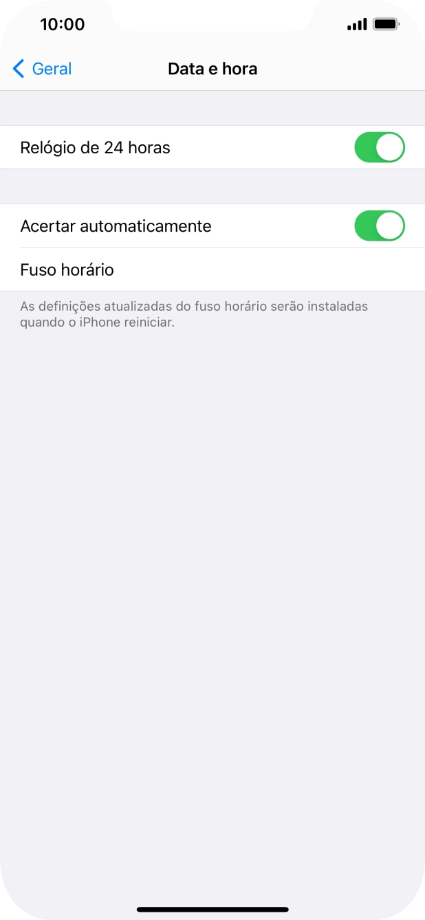 Para voltar ao ecrã inicial, deslize o dedo de baixo para cima a partir da base do ecrã.