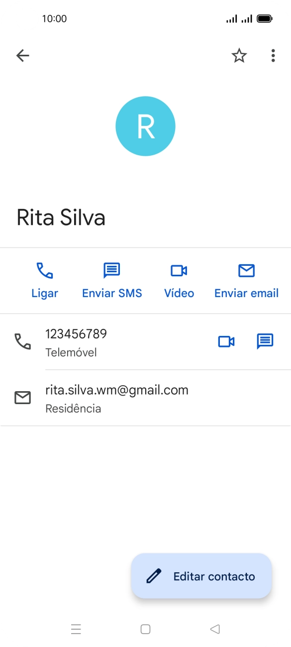 Prima o número pretendido.