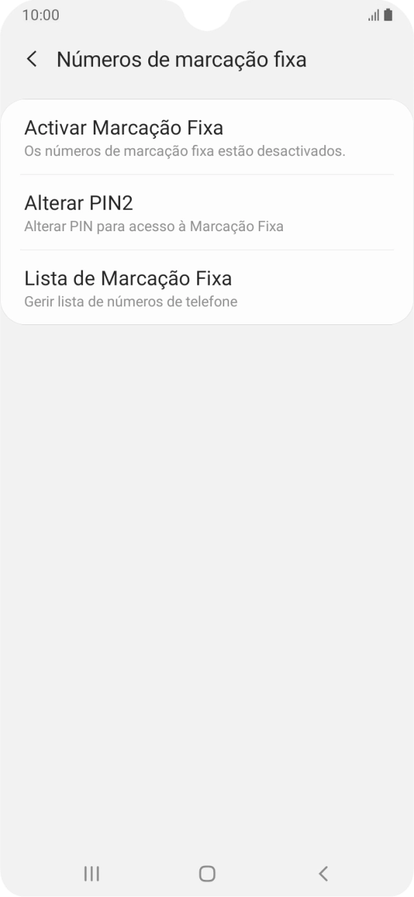 Prima Activar Marcação Fixa.