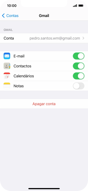 Para voltar ao ecrã inicial, deslize o dedo de baixo para cima a partir da base do ecrã.