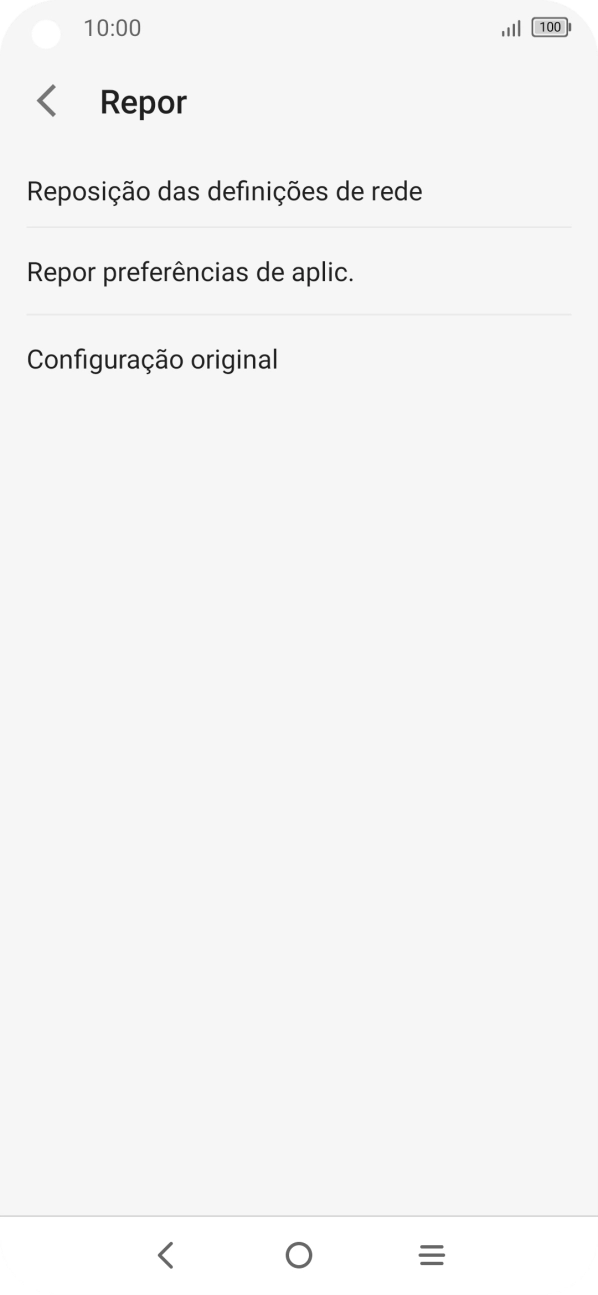 Prima Configuração original.