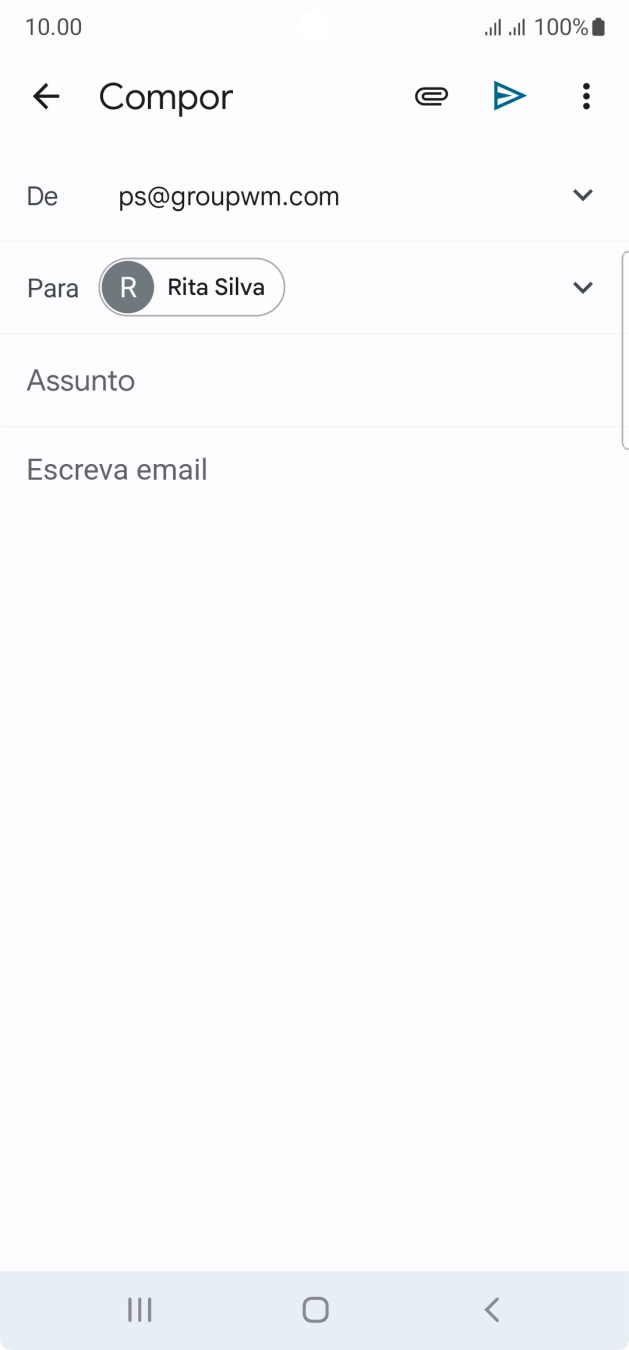 Prima Assunto e introduza o assunto pretendido.