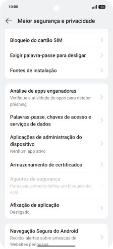 Prima Bloqueio do cartão SIM.