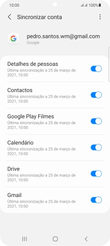 Prima a tecla de início para terminar e voltar ao ecrã inicial.