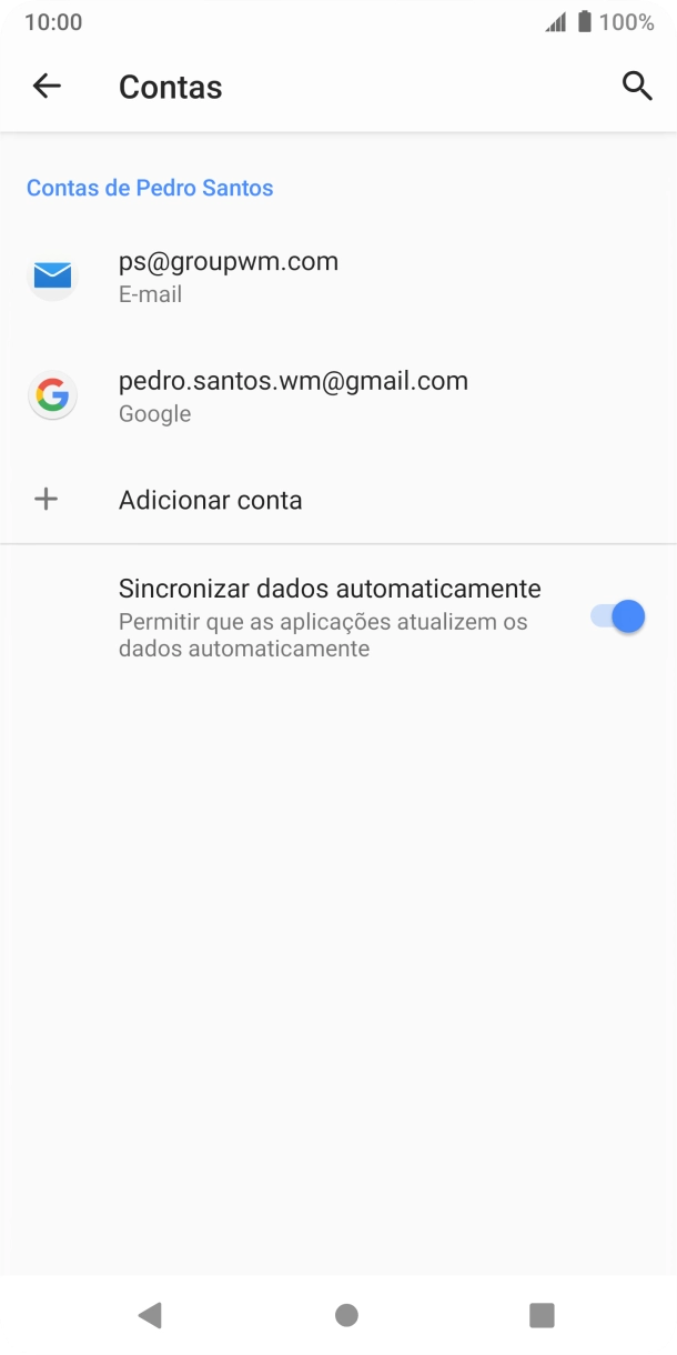 Prima a tecla de início para terminar e voltar ao ecrã inicial.