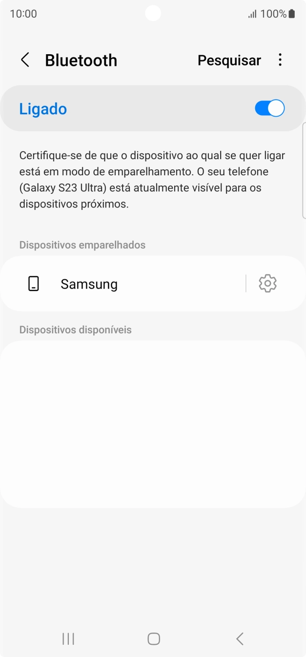 Prima a tecla de início para terminar e voltar ao ecrã inicial.
