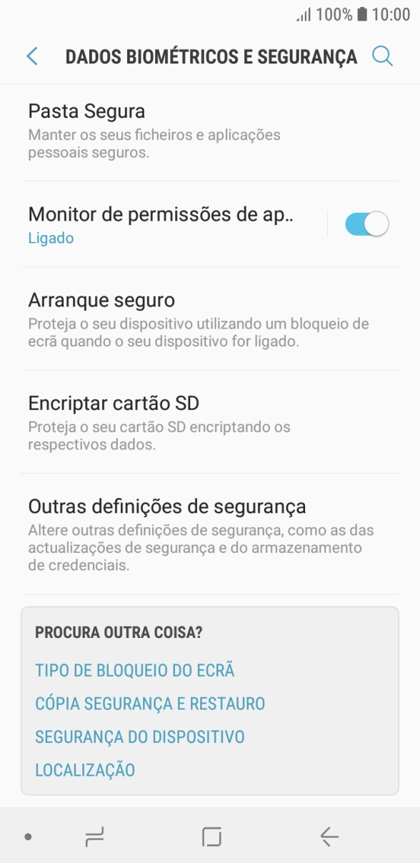 Prima Outras definições de segurança.