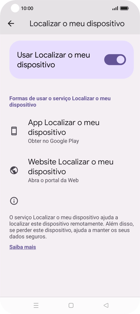 Prima a tecla de início para terminar e voltar ao ecrã inicial.