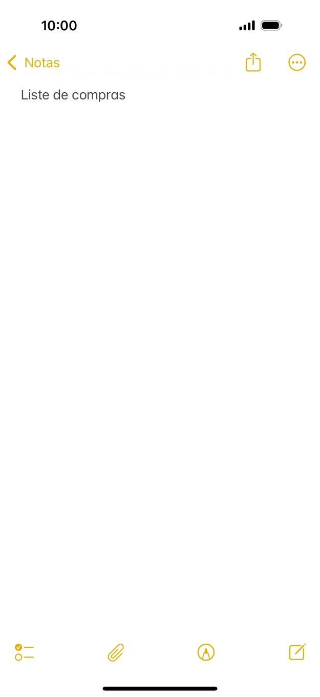 Para voltar ao ecrã inicial, deslize o dedo de baixo para cima a partir da base do ecrã.