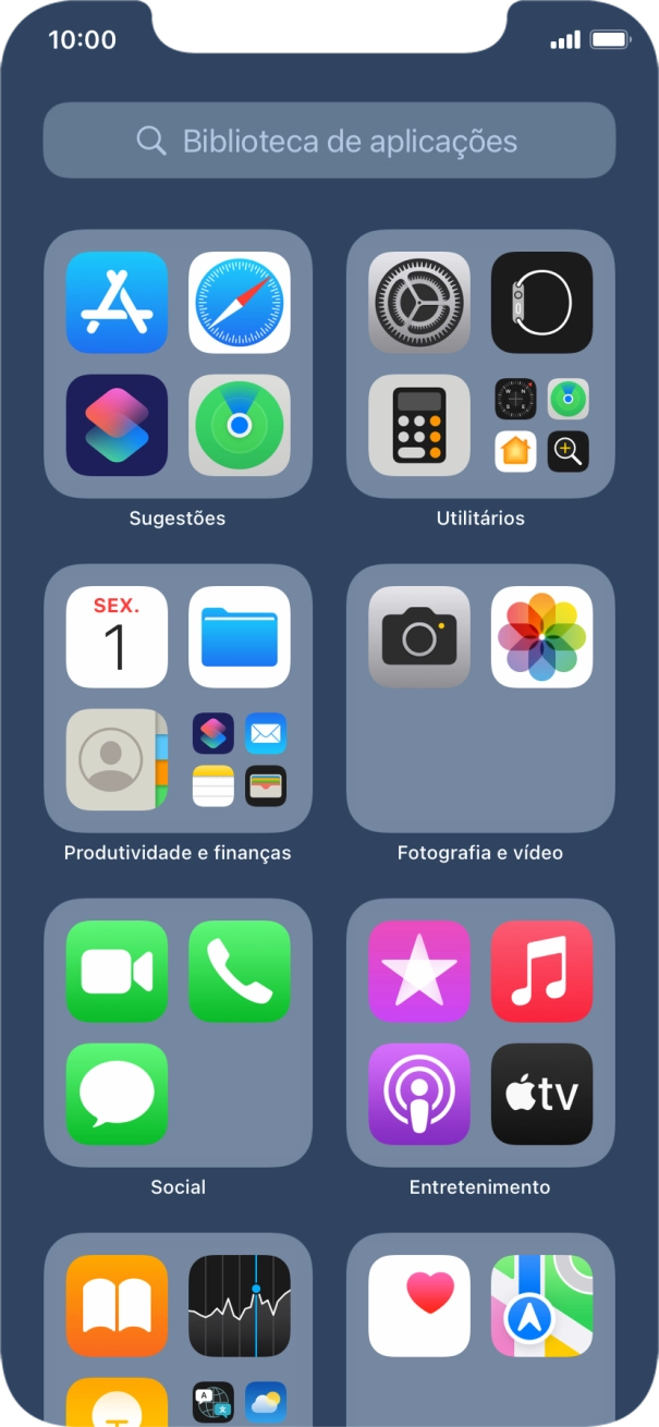 Prima a app pretendida.
