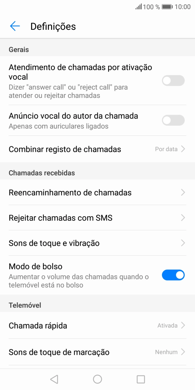 Prima Reencaminhamento de chamadas.