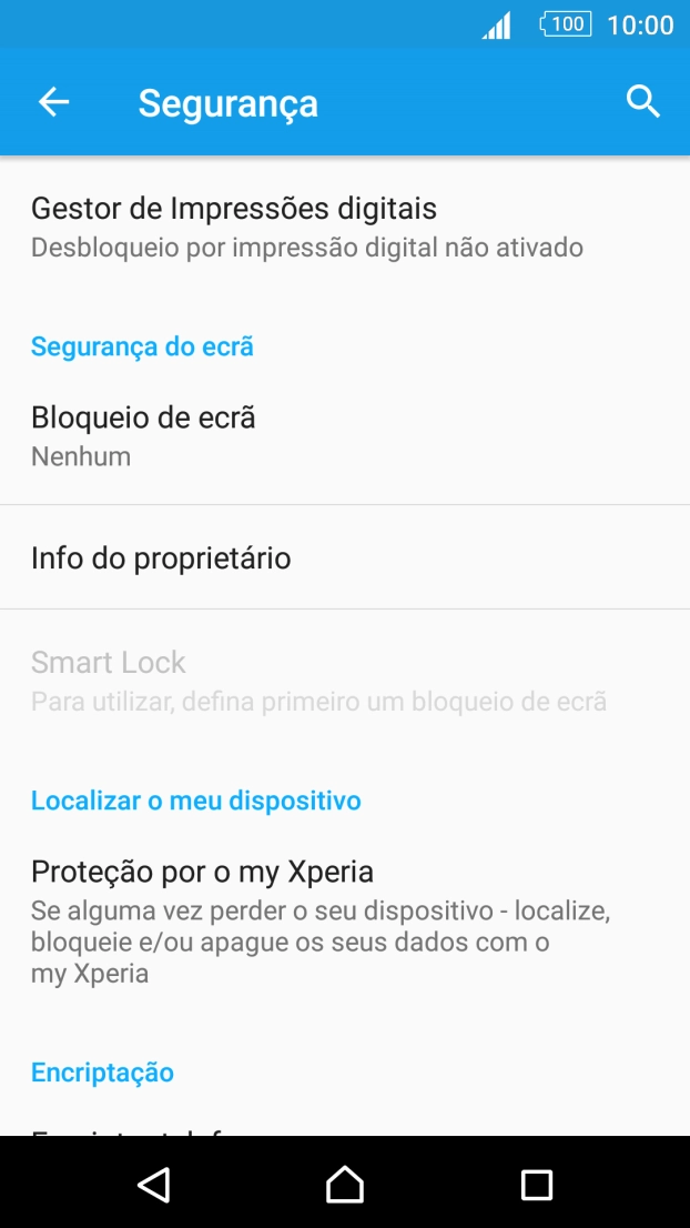 Prima Bloqueio de ecrã.