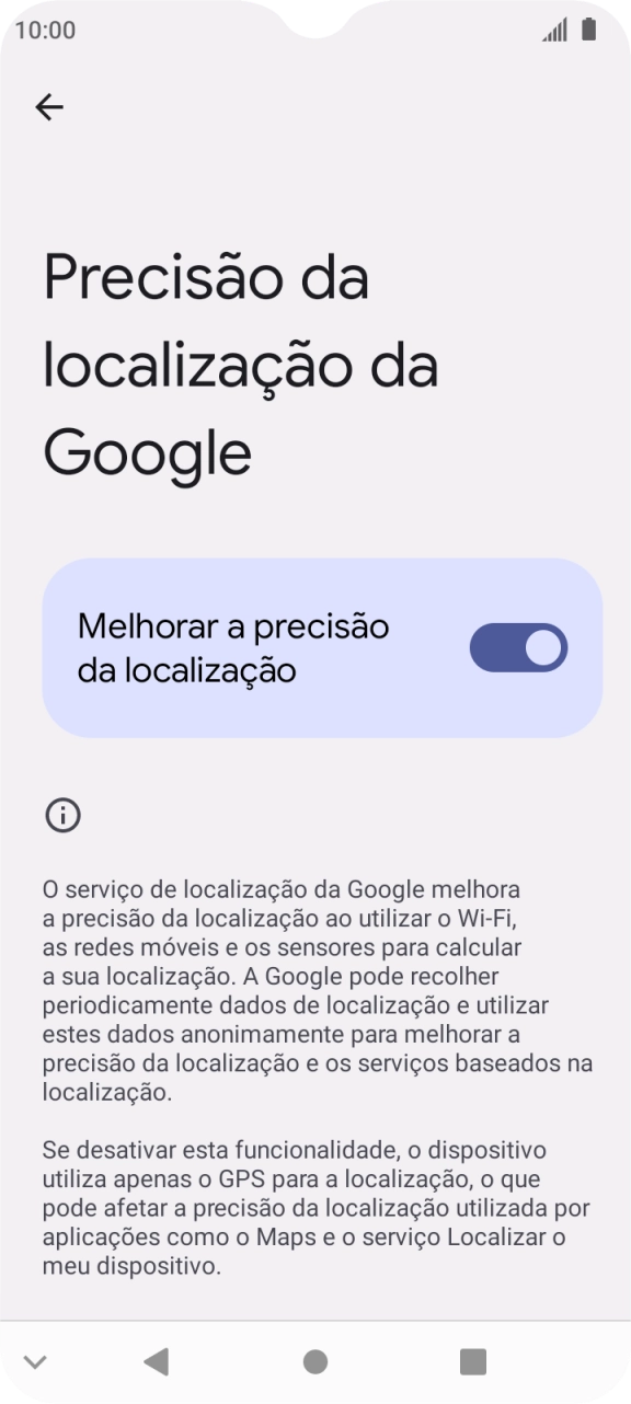 Se premir o indicador junto a 