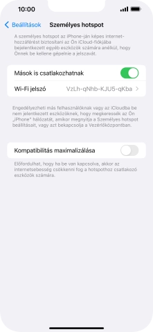 Húzd az ujjad felfelé a kijelző aljáról, hogy visszatérj a kezdőképernyőhöz.
