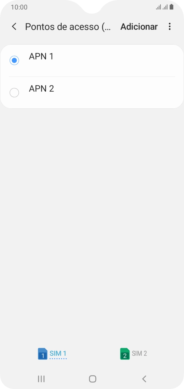 Prima o campo junto à ligação de dados para a ativar.