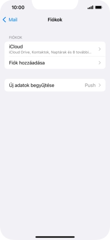 Válaszd a Fiók hozzáadása lehetőséget.