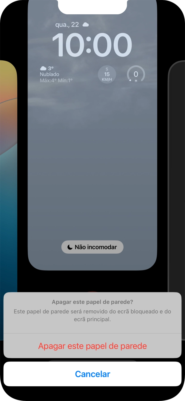 Prima Apagar este papel de parede.
