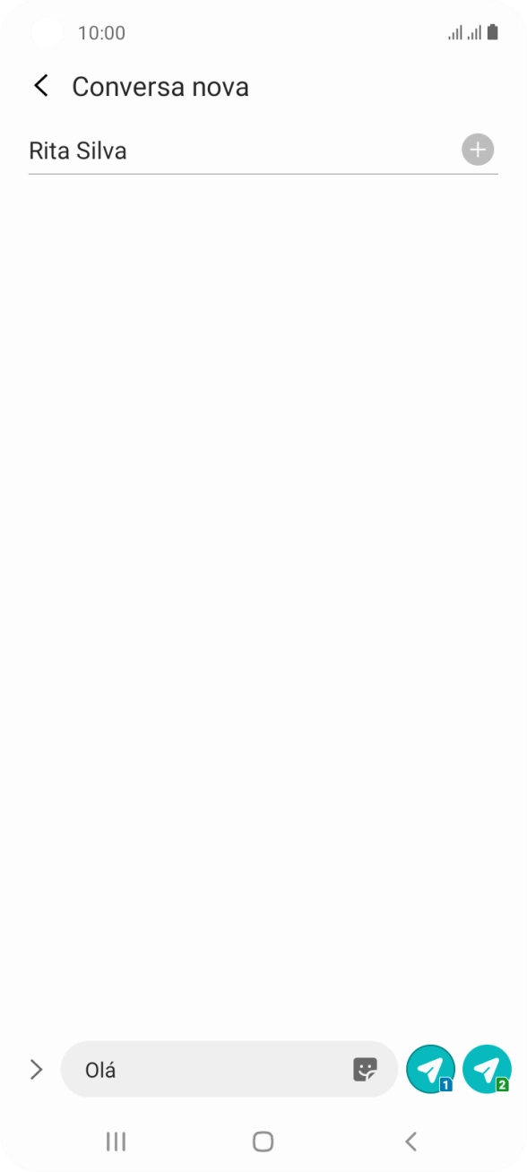 Prima a seta para a direita.