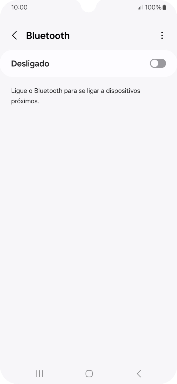 Prima o indicador para ativar a função.