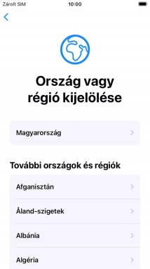 Válaszd ki a kívánt országot vagy régiót.